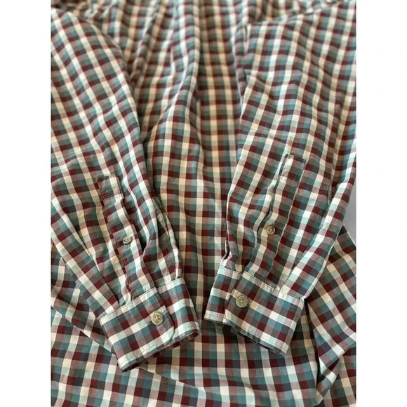 Eddie Bauer Men's Light Weight Vented Long Sleeve Bottun Down Outdoor M - Picture 11 of 11